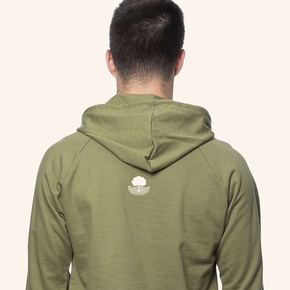 Every question opens a door. — hoodie adult Moss back