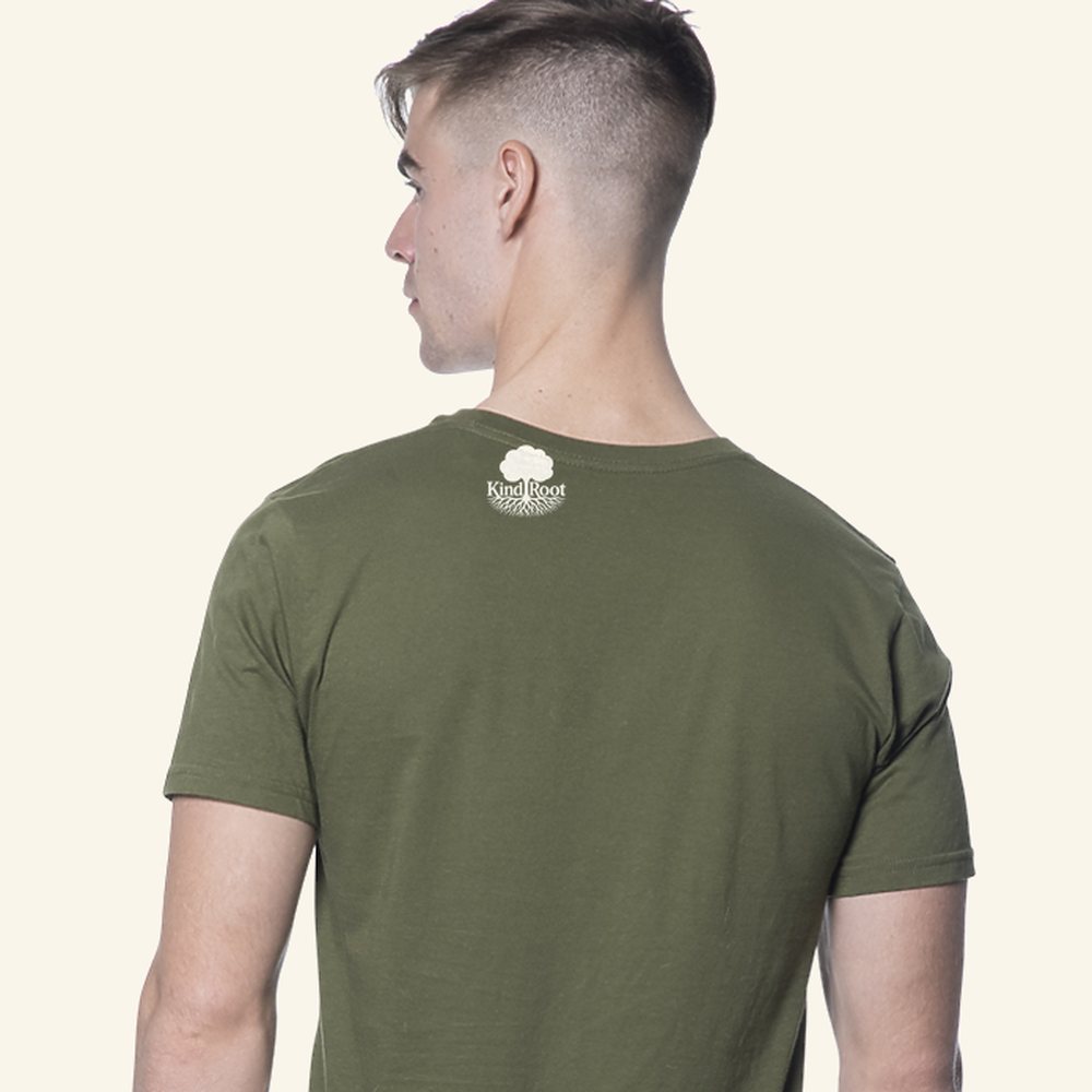 More mud. More magic. — tee adult Moss back