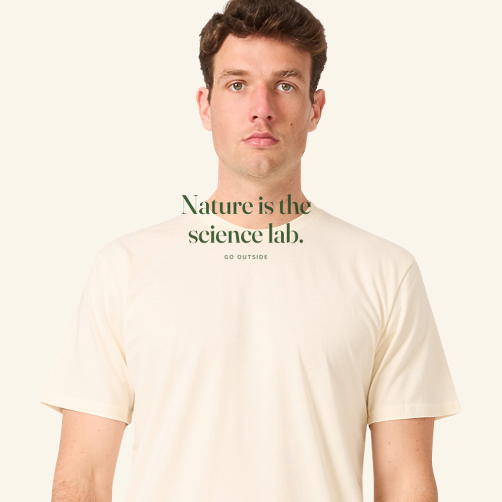Nature is the science lab. — tee adult Natural