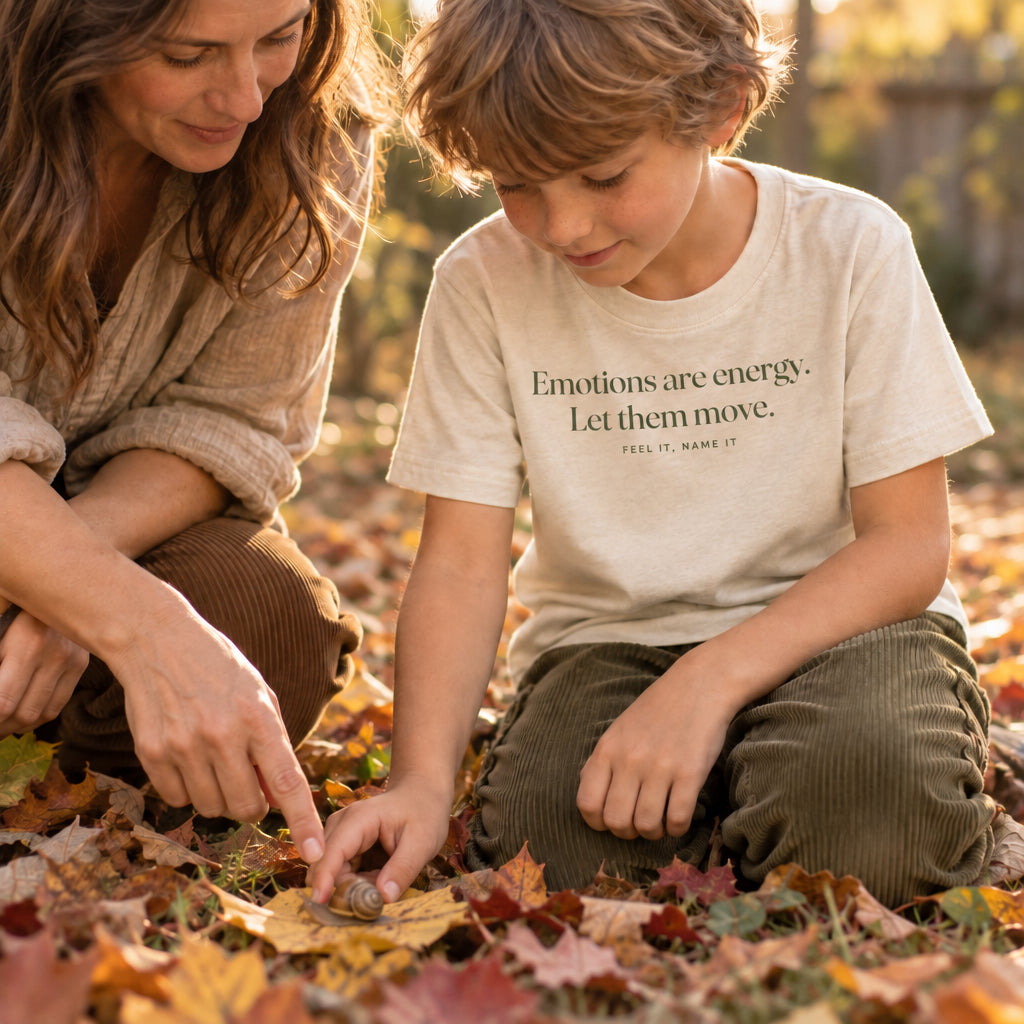 Emotions are energy. Let them move. — tee kids lifestyle