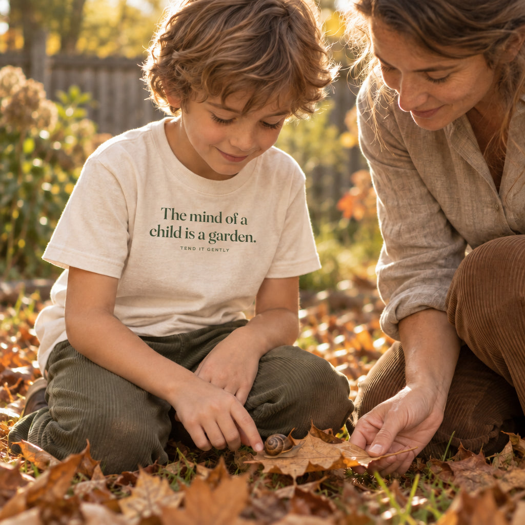 The mind of a child is a garden. — tee kids lifestyle