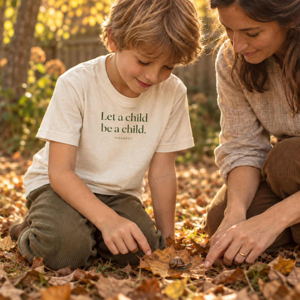 Let a child be a child. — tee kids lifestyle