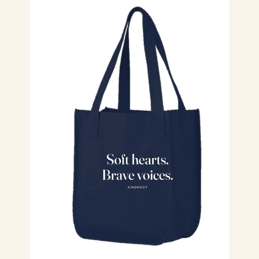 Soft hearts. Brave voices. — tote Navy